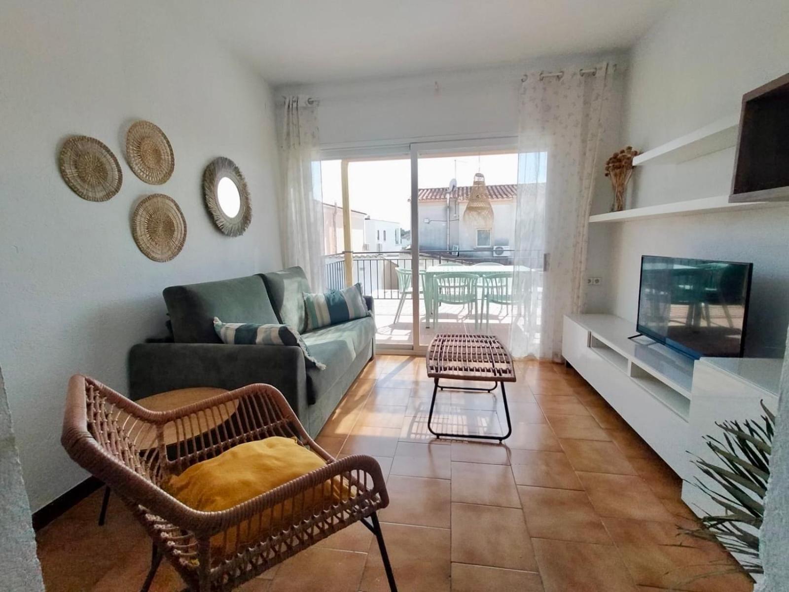 Gorgot P1 I Apartamento Con Terraza Y Piscina Comunitaria Cerca De La Playa Empuriabrava Extérieur photo