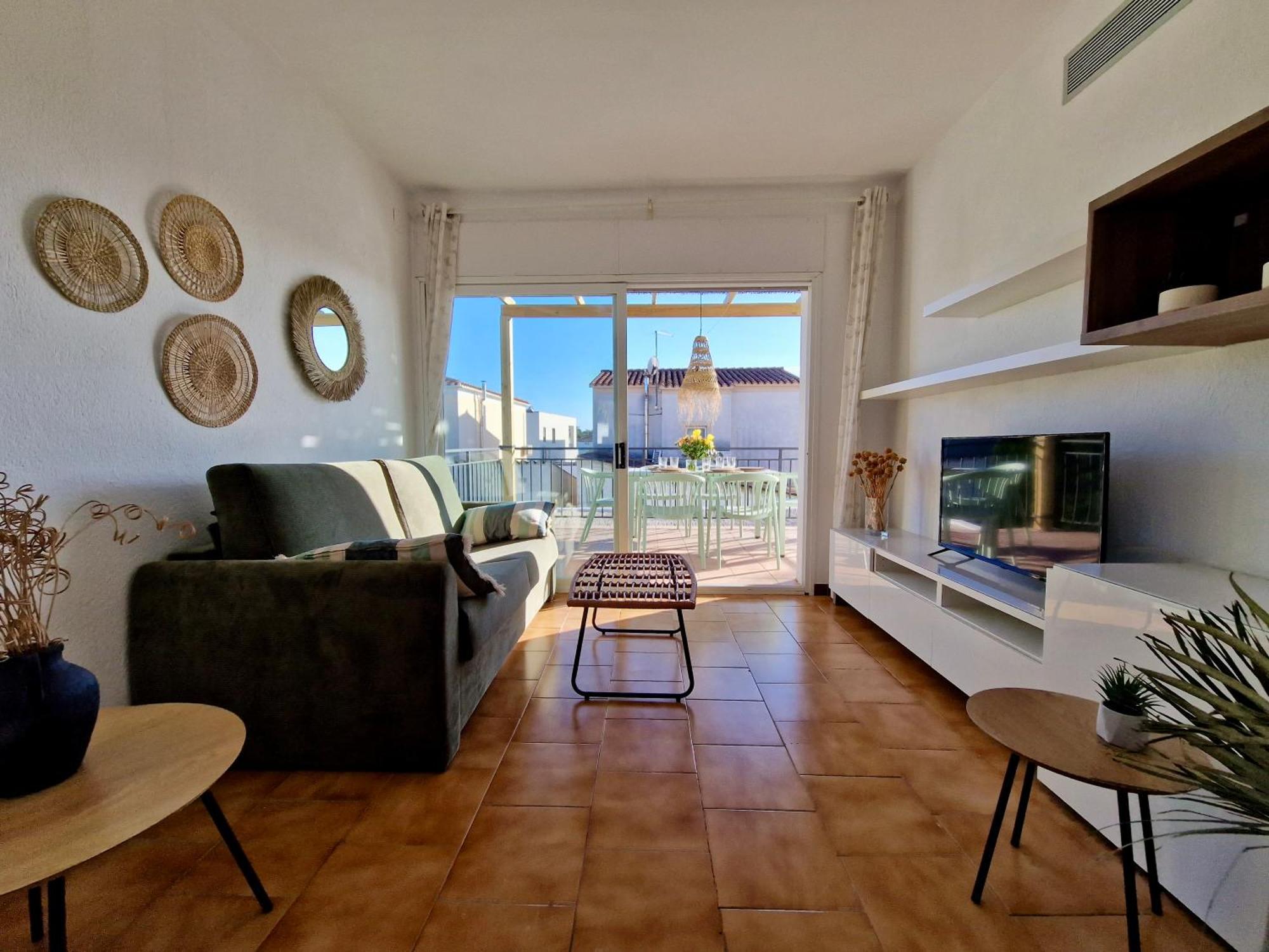 Gorgot P1 I Apartamento Con Terraza Y Piscina Comunitaria Cerca De La Playa Empuriabrava Extérieur photo